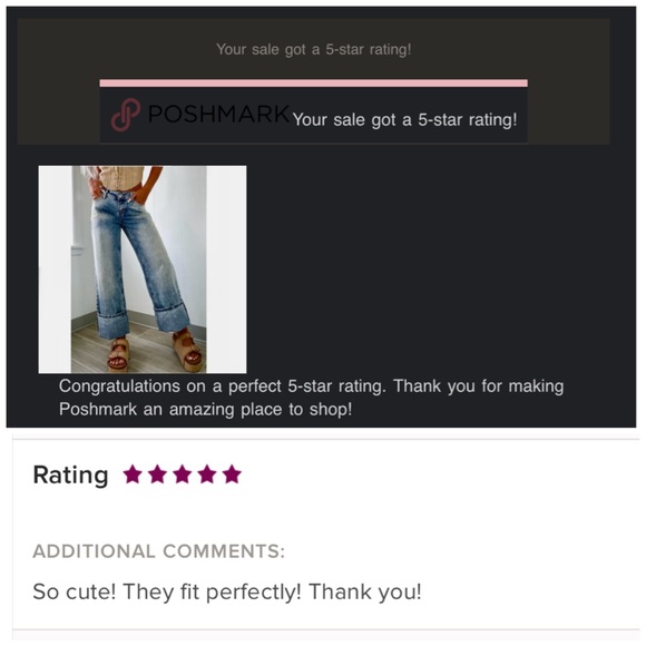 Myosotis High Rise Cuffed Jeans - Picture 4 of 16